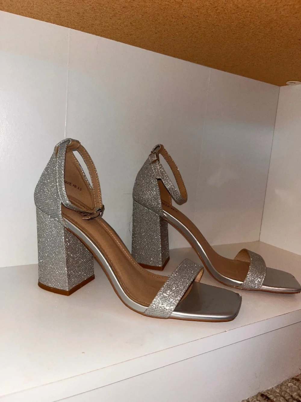 Silver heels